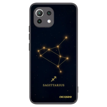 Picasee silikonový černý obal pro Xiaomi Mi 11 Lite - SAGITTARIUS