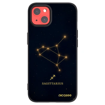 Picasee silikonový černý obal pro Apple iPhone 13 - SAGITTARIUS