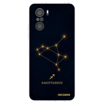 Picasee silikonový průhledný obal pro Xiaomi Poco F3 - SAGITTARIUS