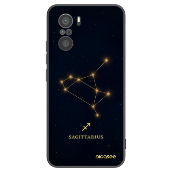Picasee silikonový černý obal pro Xiaomi Poco F3 - SAGITTARIUS