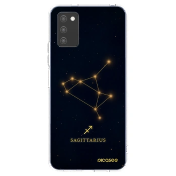 Picasee silikonový průhledný obal pro Samsung Galaxy A02s A025G - SAGITTARIUS