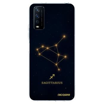 Picasee silikonový průhledný obal pro Vivo Y11s - SAGITTARIUS