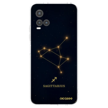 Picasee silikonový průhledný obal pro Vivo Y33s - SAGITTARIUS