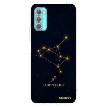 Picasee silikonový průhledný obal pro Motorola Moto G60 - SAGITTARIUS