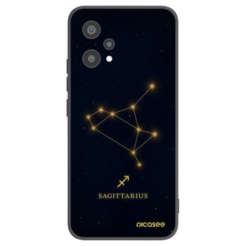 Picasee silikonový černý obal pro Realme 9 Pro 5G - SAGITTARIUS