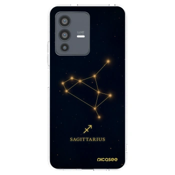 Picasee silikonový průhledný obal pro Vivo V23 5G - SAGITTARIUS