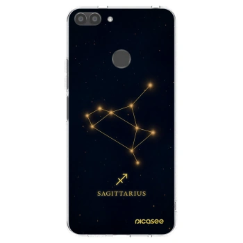 Picasee silikonový průhledný obal pro Huawei P Smart - SAGITTARIUS