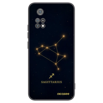 Picasee silikonový černý obal pro Xiaomi Poco M4 Pro - SAGITTARIUS