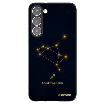 Picasee silikonový černý obal pro Samsung Galaxy S23+ 5G - SAGITTARIUS