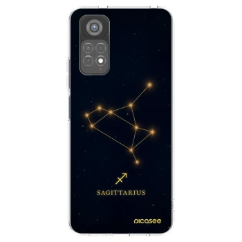 Picasee silikonový průhledný obal pro Xiaomi Redmi Note 11S 5G - SAGITTARIUS