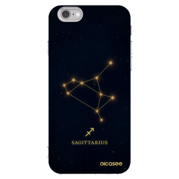 Picasee silikonový průhledný obal pro Apple iPhone 6/6S - SAGITTARIUS