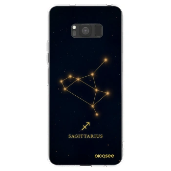 Picasee silikonový průhledný obal pro Samsung Galaxy S8 G950F - SAGITTARIUS