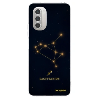 Picasee silikonový průhledný obal pro Motorola Moto G51 - SAGITTARIUS