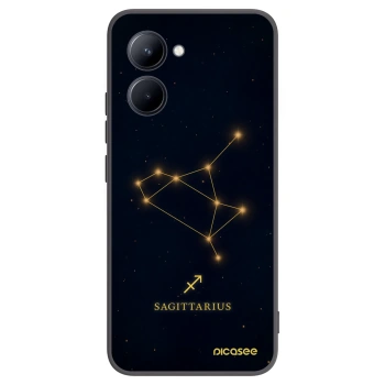 Picasee silikonový černý obal pro Realme C33 (2023) - SAGITTARIUS
