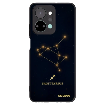 Picasee silikonový černý obal pro Honor X7a - SAGITTARIUS
