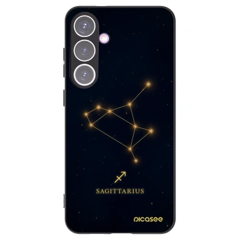 Picasee silikonový černý obal pro Samsung Galaxy S24+ S926B 5G - SAGITTARIUS