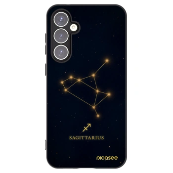 Picasee silikonový černý obal pro Samsung Galaxy S23 FE S711B - SAGITTARIUS