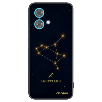 Picasee silikonový černý obal pro Motorola Edge 40 Neo - SAGITTARIUS
