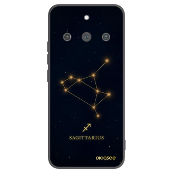 Picasee silikonový černý obal pro Realme 11 Pro+ - SAGITTARIUS