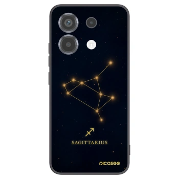 Picasee silikonový černý obal pro Xiaomi Poco X6 - SAGITTARIUS