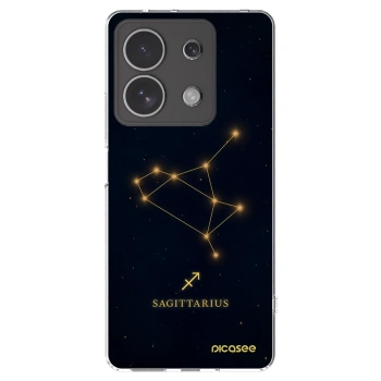 Picasee silikonový průhledný obal pro Xiaomi Redmi Note 13 4G - SAGITTARIUS