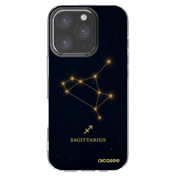 Picasee silikonový průhledný obal pro Apple iPhone 16 Pro - SAGITTARIUS