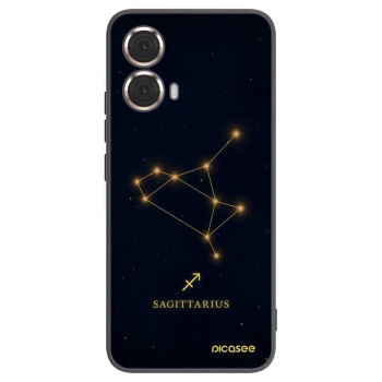 Picasee silikonový černý obal pro Motorola Moto G85 - SAGITTARIUS