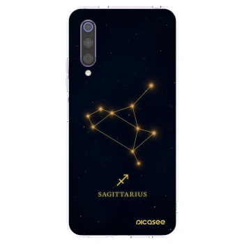 Picasee silikonový průhledný obal pro Xiaomi Mi 9 - SAGITTARIUS