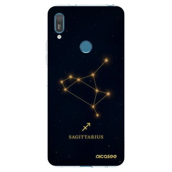 Picasee silikonový průhledný obal pro Huawei Y7 2019 - SAGITTARIUS