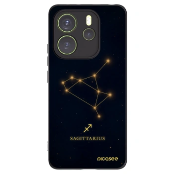 Picasee silikonový černý obal pro Xiaomi Redmi Note 14 4G - SAGITTARIUS