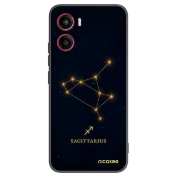 Picasee silikonový černý obal pro Motorola Moto G05 - SAGITTARIUS