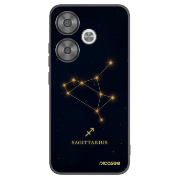 Picasee silikonový černý obal pro Xiaomi Poco F6 - SAGITTARIUS