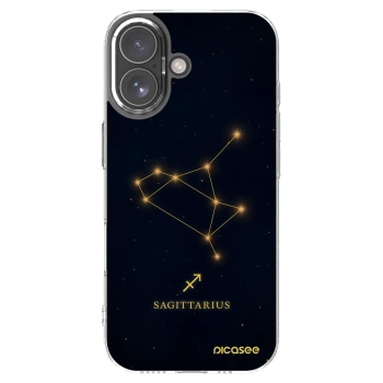 Picasee silikonový průhledný obal pro Apple iPhone 17 - SAGITTARIUS