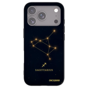 Picasee silikonový černý obal pro Apple iPhone 17 Pro - SAGITTARIUS