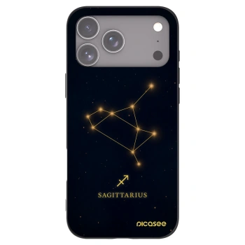 Picasee silikonový černý obal pro Apple iPhone 17 Pro Max - SAGITTARIUS