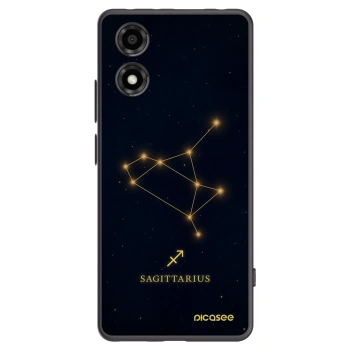 Picasee silikonový černý obal pro Motorola Moto E14 - SAGITTARIUS