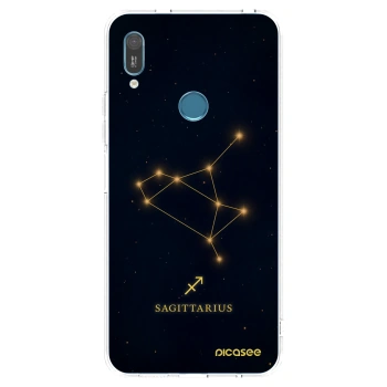 Picasee silikonový průhledný obal pro Huawei Y6 2019 - SAGITTARIUS