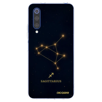 Picasee silikonový průhledný obal pro Xiaomi Mi 9 SE - SAGITTARIUS