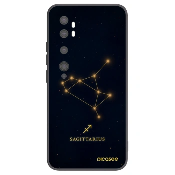 Picasee silikonový černý obal pro Xiaomi Mi Note 10 (Pro) - SAGITTARIUS