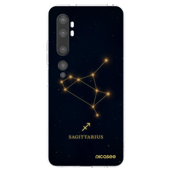 Picasee silikonový průhledný obal pro Xiaomi Mi Note 10 (Pro) - SAGITTARIUS