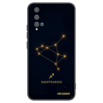 Picasee silikonový černý obal pro Huawei Nova 5T - SAGITTARIUS