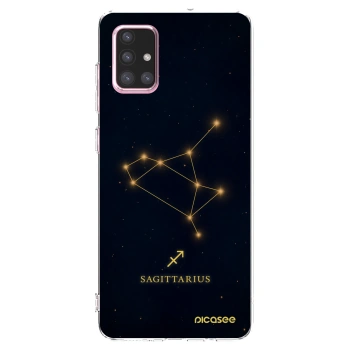 Picasee silikonový průhledný obal pro Samsung Galaxy A71 A715F - SAGITTARIUS