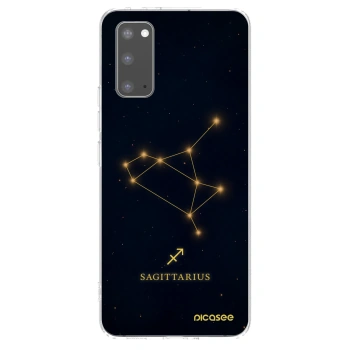 Picasee silikonový průhledný obal pro Samsung Galaxy S20 G980F - SAGITTARIUS