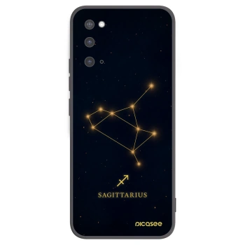 Picasee silikonový černý obal pro Samsung Galaxy S20 G980F - SAGITTARIUS