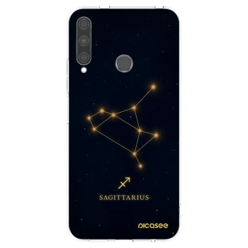 Picasee silikonový průhledný obal pro Huawei P40 Lite E - SAGITTARIUS