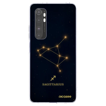 Picasee silikonový průhledný obal pro Xiaomi Mi Note 10 Lite - SAGITTARIUS