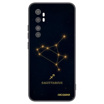 Picasee silikonový černý obal pro Xiaomi Mi Note 10 Lite - SAGITTARIUS