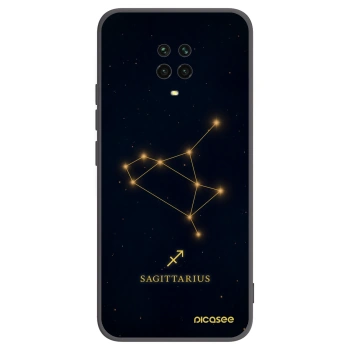 Picasee silikonový černý obal pro Xiaomi Redmi Note 9S - SAGITTARIUS