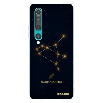 Picasee silikonový průhledný obal pro Xiaomi Mi 10 - SAGITTARIUS