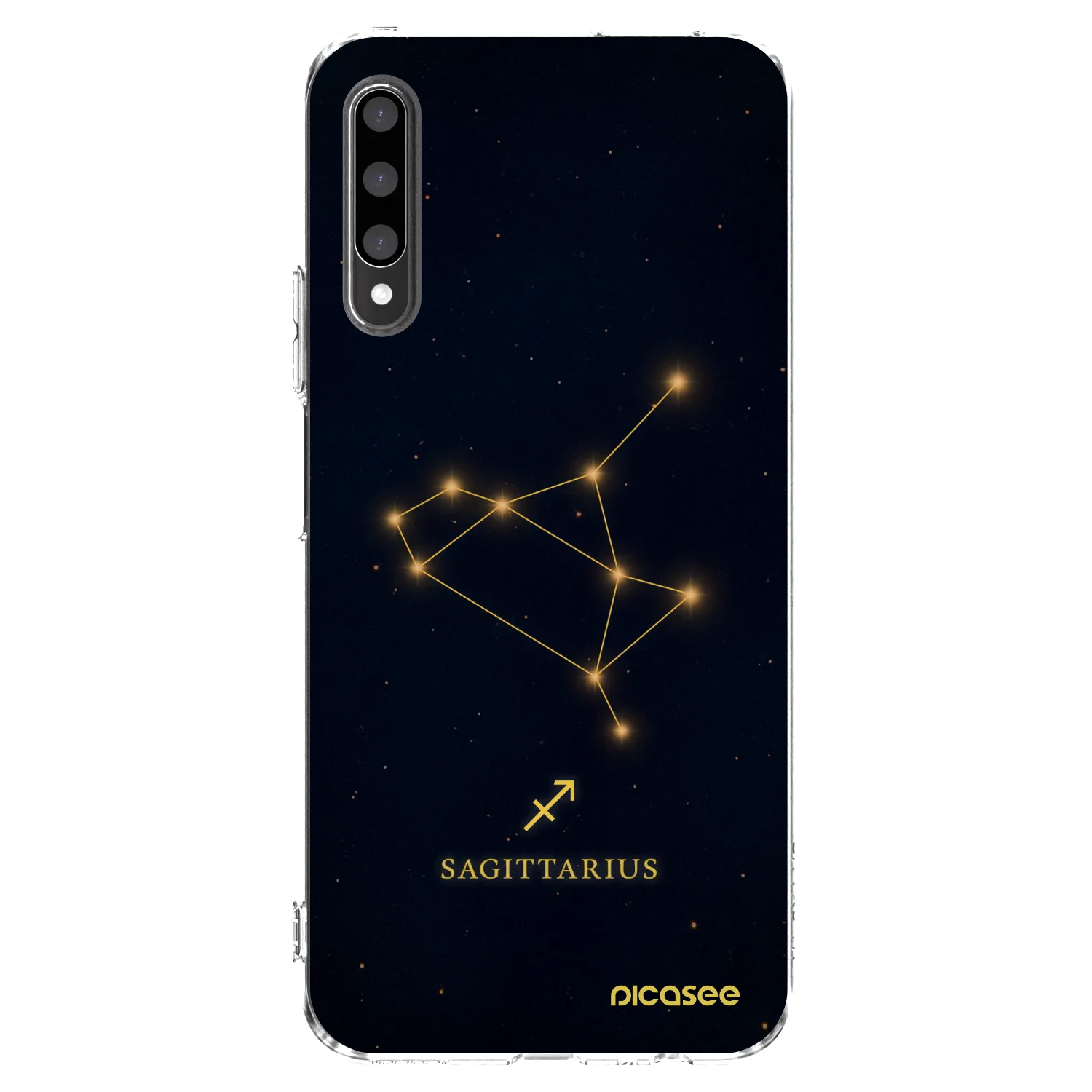 Picasee silikonový průhledný obal pro Honor 9X Pro - SAGITTARIUS
